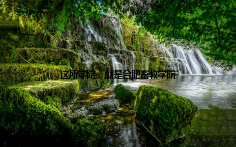 这所学院, 就是合肥畜牧学院