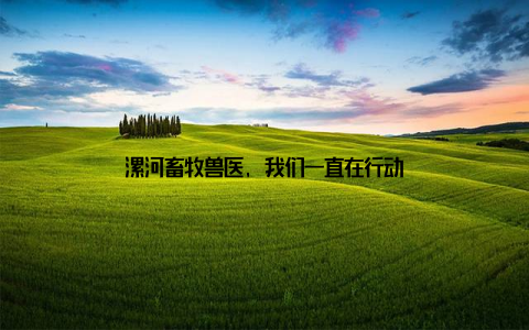 漯河畜牧兽医, 我们一直在行动