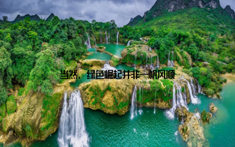 当然, 绿色崛起并非一帆风顺